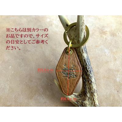 ふるさと納税 土佐清水市 鹿革と真鍮のキーホルダー【黒】(ブランドロゴ入り)革小物 レザー【R00168】 |  | 01