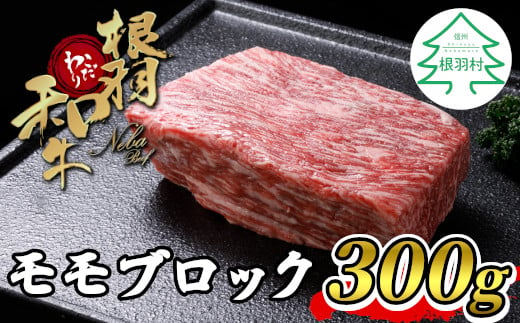 
3月発送★ローストビーフに最適！根羽こだわり和牛 モモブロック (300g) 国産黒毛和牛 8000円
