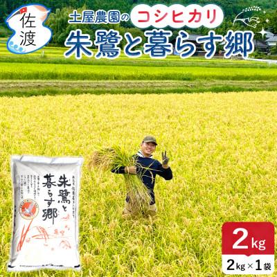 ふるさと納税 佐渡市 佐渡島産コシヒカリ「朱鷺と暮らす郷」精米2kg(2kg×1袋) 令和7年産 特別栽培米 土屋農園