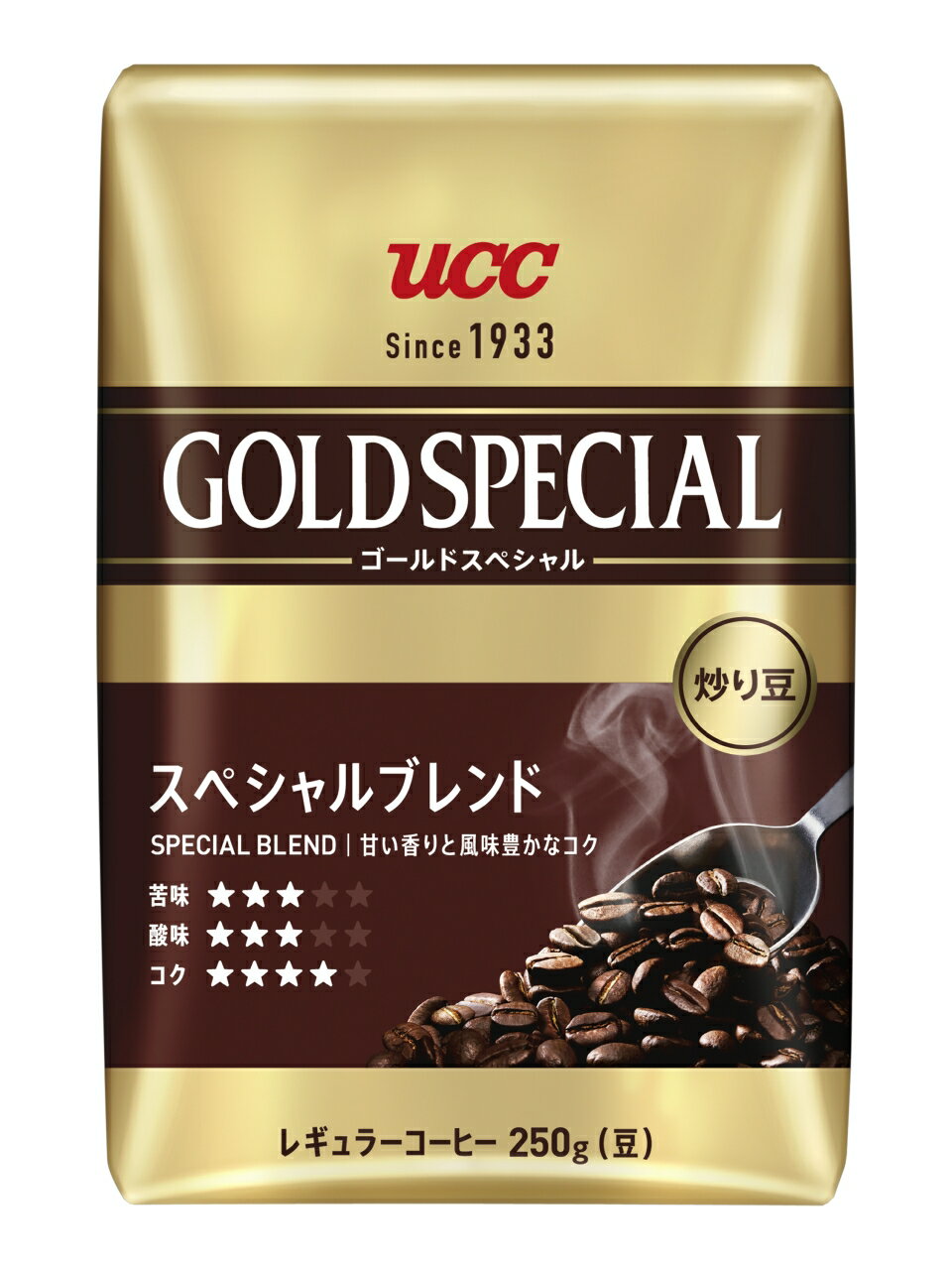 【ふるさと納税】 UCC コーヒー 炒り豆 GOLDSPECIAL スペシャルブレンド 250g×計6個 AP 豆 レギュラーコーヒー 珈琲 ユーシーシー上島珈琲 富士市 [sf012-002]
