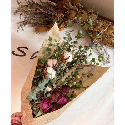 ふるさと納税 小山市 【Mサイズ】季節にあったお花をお届け!店長セレクトドライフラワー |  | 03