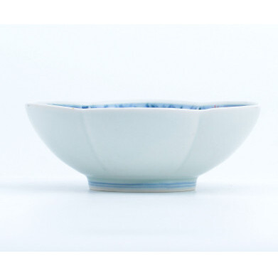 有田焼 文青 輪花預け鉢２個セット（市松花弁紋・地紋）まるぶん A35-189_イメージ5