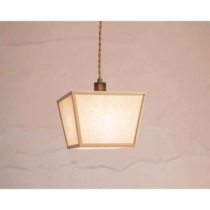 【ふるさと納税】【照明／国産檜】ペンダントライト/CombinationLamp『升 shou』 生なり　AP861-B