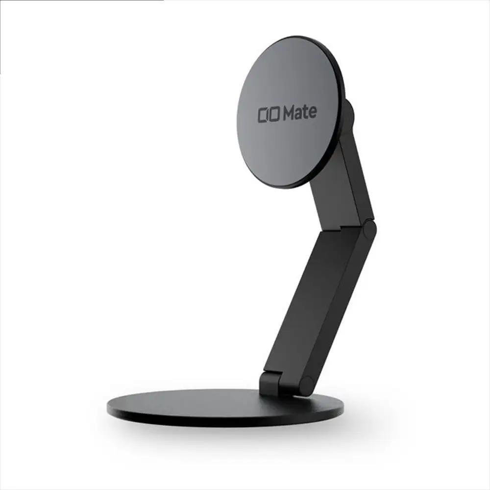 CIO スマホスタンド 卓上 iPhone マグネット式 マグセーフ MagSafe 折りたたみ 角度調整 Mate Magnet Stand ライトブラック [3387]