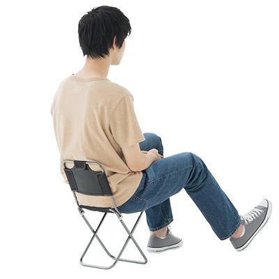 ふるさと納税 城陽市 7075トレックチェア(背付・グレー)持ち運び楽々でアウトドアやキャンプで大活躍。　73369000 |  | 03