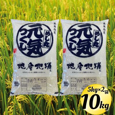 ふるさと納税 広川町 【令和7年産】元気つくし(精米)10kg (5kg×2袋) |  | 01