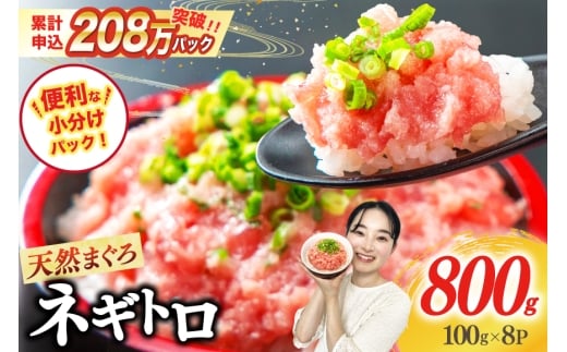 【10月発送】ネギトロ 8パック (計800g) レビューキャンペーン