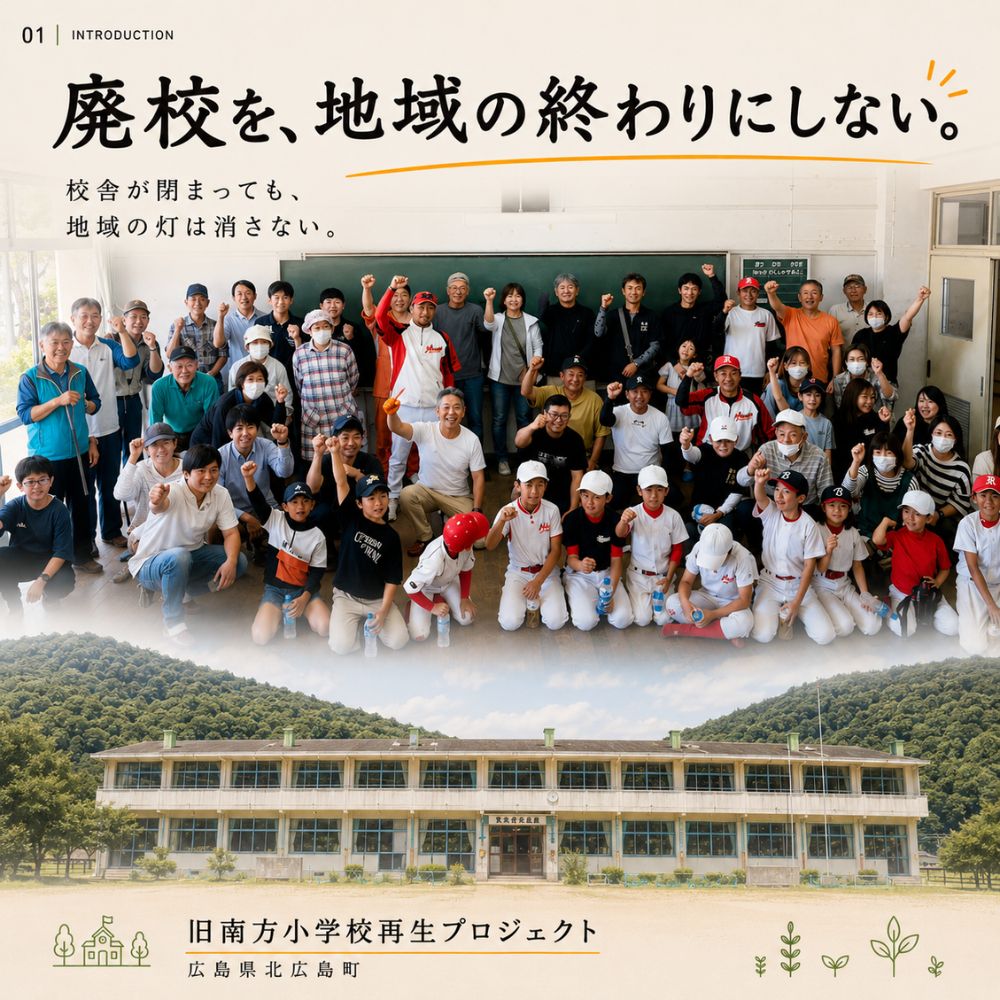 【ふるさと納税】■返礼品なし■ 「旧南方小学校再生プロジェクト事業」への支援（2,000円）