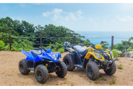 Bravo！バギーワクワクプラン＋BBQセット 2名様ご利用チケット【宗像大島リゾート】_HA1889