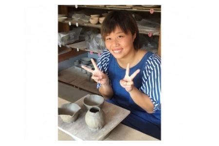 数量限定アトリエ・ギャラリー大 陶芸体験チケット（1名様分）【陶芸作家 作家から学ぶ陶芸教室 陶芸体験 手びねり 電動ロクロ 茶碗 器  】