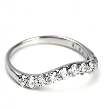 プラチナウェーブダイヤモンドリング 0.50CT R3609DI-P2 #8【配送不可地域：離島・沖縄県】【1748744】