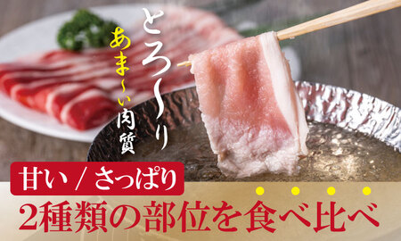 佐賀県産肥前さくらポークロース・モモ スライス しゃぶしゃぶ 用詰合せ（1.9kg）潮風F 豚肉 B130-010