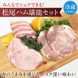 松尾ハムセットC（ロースハム・ベーコン・焼豚　計13パック）_大正4年創業 傳承手拵ハム 松尾ハム セット C ロースハム ベーコン 焼豚 詰め合わせ グルメ ハム 加工品 豚肉 小分け 簡単調理 お
