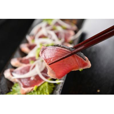 ふるさと納税 土佐清水市 一本釣り漁師歴40年の職人技! かつおのたたき・ポン酢セット400g(1〜2節)【R00351】 |  | 01
