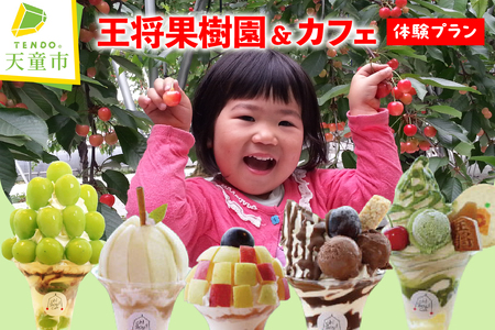 王将果樹園 & カフェ 体験 プラン チケット くだもの狩り 山形県 天童市
