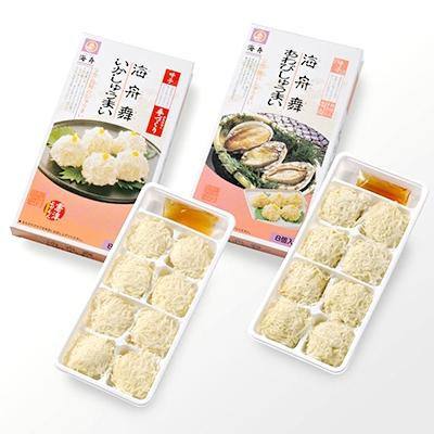 ふるさと納税 唐津市 海舟のいかしゅうまい、あわびしゅうまいセット