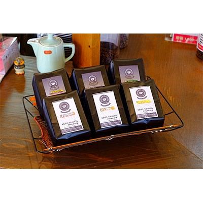 ふるさと納税 粕屋町 自家焙煎、人気のコーヒー200g×6個入セット(豆のまま) |  | 01