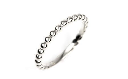 PT900　ボールデザインリング　Ｒ3999-P　プラチナ【サイズ：6号～18号（0.5号刻み対応可）】