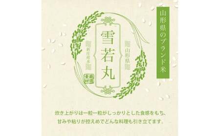 令和7年産 雪若丸 5kg×2 計10kg 精米 【最上ノ米蔵】山形県産 こめ お米 米 白米 F3S-2490