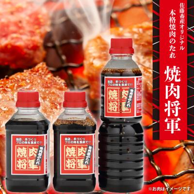 ふるさと納税 庄内町 焼肉将軍　本格焼肉のたれセット
