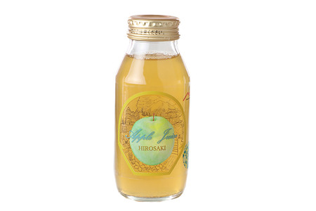 ストレートりんごジュース 王林 180ml×5本セット 青森県弘前市産りんご果汁100％