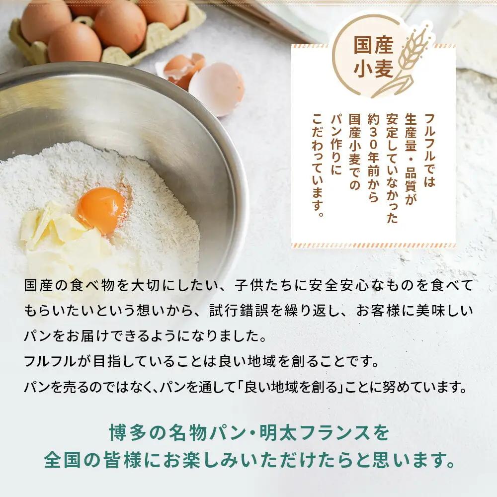 明太フランス 9本 セット 詰め合わせ 国産小麦パン工房 フルフル 総菜パン 冷凍パン 惣菜パン 有名店 めんたいフランス パン フランスパン 明太 明太子 博多 福岡市