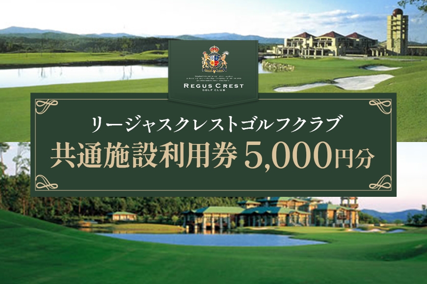 
                  [№5895-0758]【ふるさと納税】ゴルフ場 施設利用券 5,000円分（1,000円×5枚） リージャスクレストゴルフクラブ ゴルフ券 ゴルフ 利用券 食事 ランチ チケット クーポン 返礼品 体験 ギフト スポーツ 誕生日 父 父親 お父さん 祖父 おじいちゃん 人気 贈答用 プレゼント 広島 安芸高田市
                