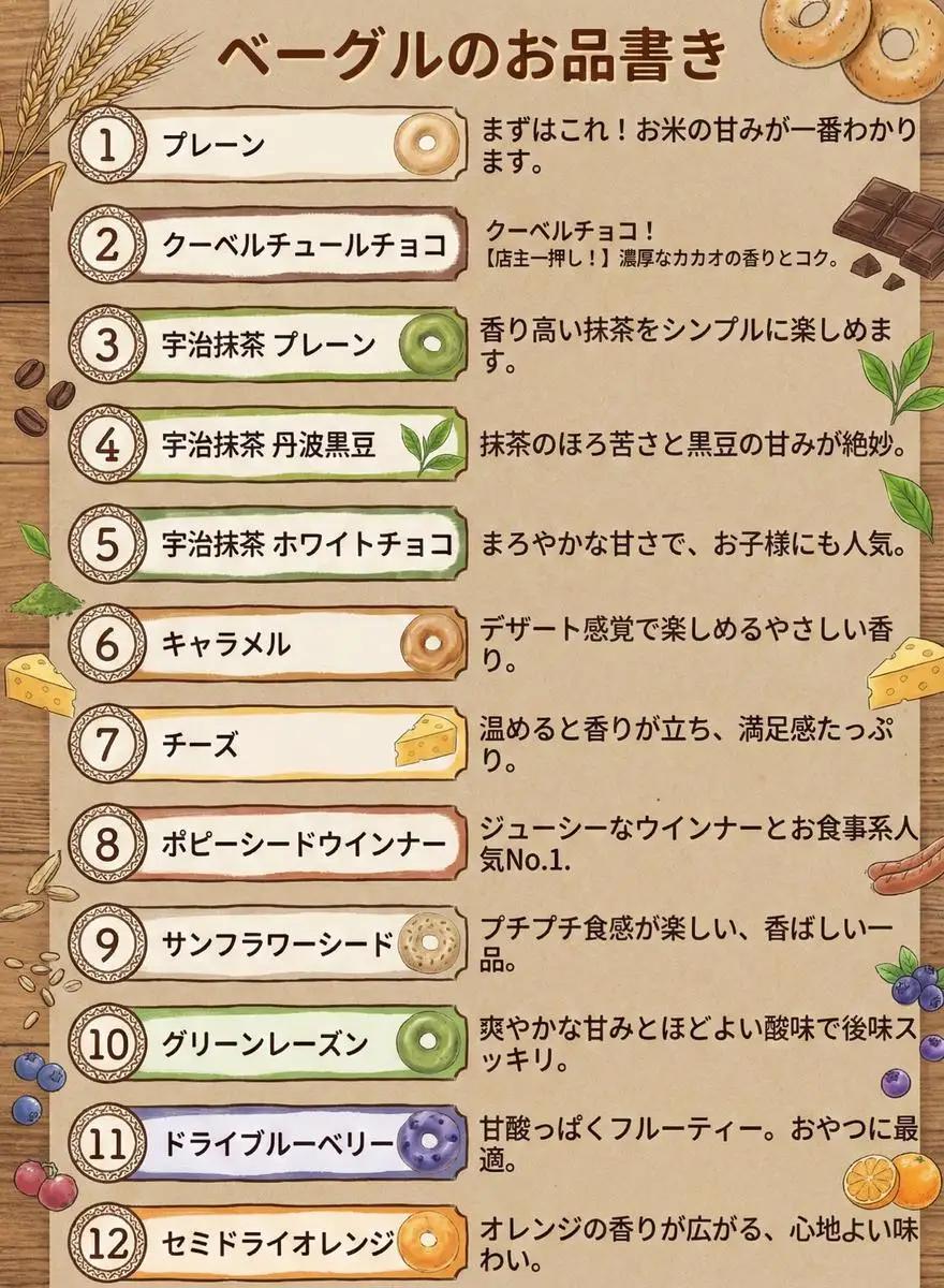 ベーグル 京都 丹後もちもち米粉入りベーグル ３カ月定期便