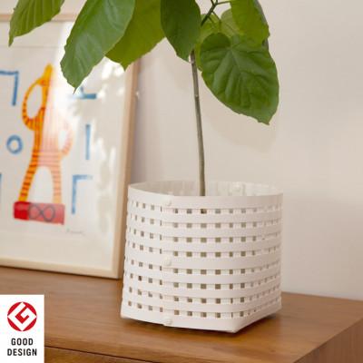 ふるさと納税 奥州市 暮らしを豊かにするシンプルで美しいかご S3 ホワイト バンドシー [AR006] |  | 02