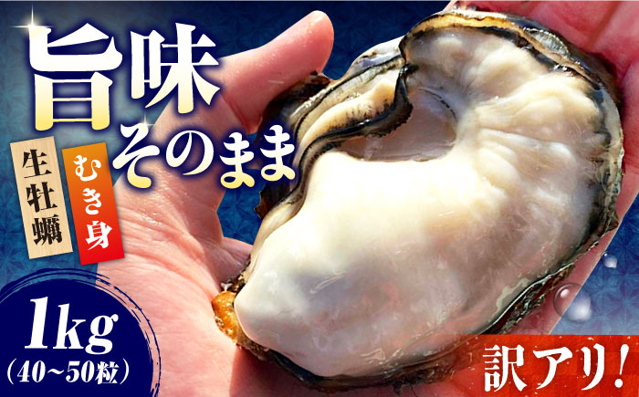 訳あり 生牡蠣【2027年1月中旬発送】訳あり 生牡蠣 むき身1kg 広島県江田島市／株式会社かきうち [XBK016]｜訳あり 訳アリ 生牡蠣 生かき 生カキ むき身 カキ かき 牡蠣 オイスター 