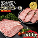 【ふるさと納税】 三角バラ肉入り ！ 佐賀牛 焼肉セット カルビ ロース 900g つるや食品 佐賀牛 食べ比べ 特上カルビ500g ロース400g 焼き肉 国産 牛肉 バーベキューセット BBQ お肉 ブランド牛 九州産 送料無料　A5～A4 人気 ランキング 佐賀県産 黒毛和牛【D400-006】