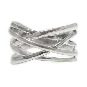 PT900 地金幅広デザインリング【34199-1】