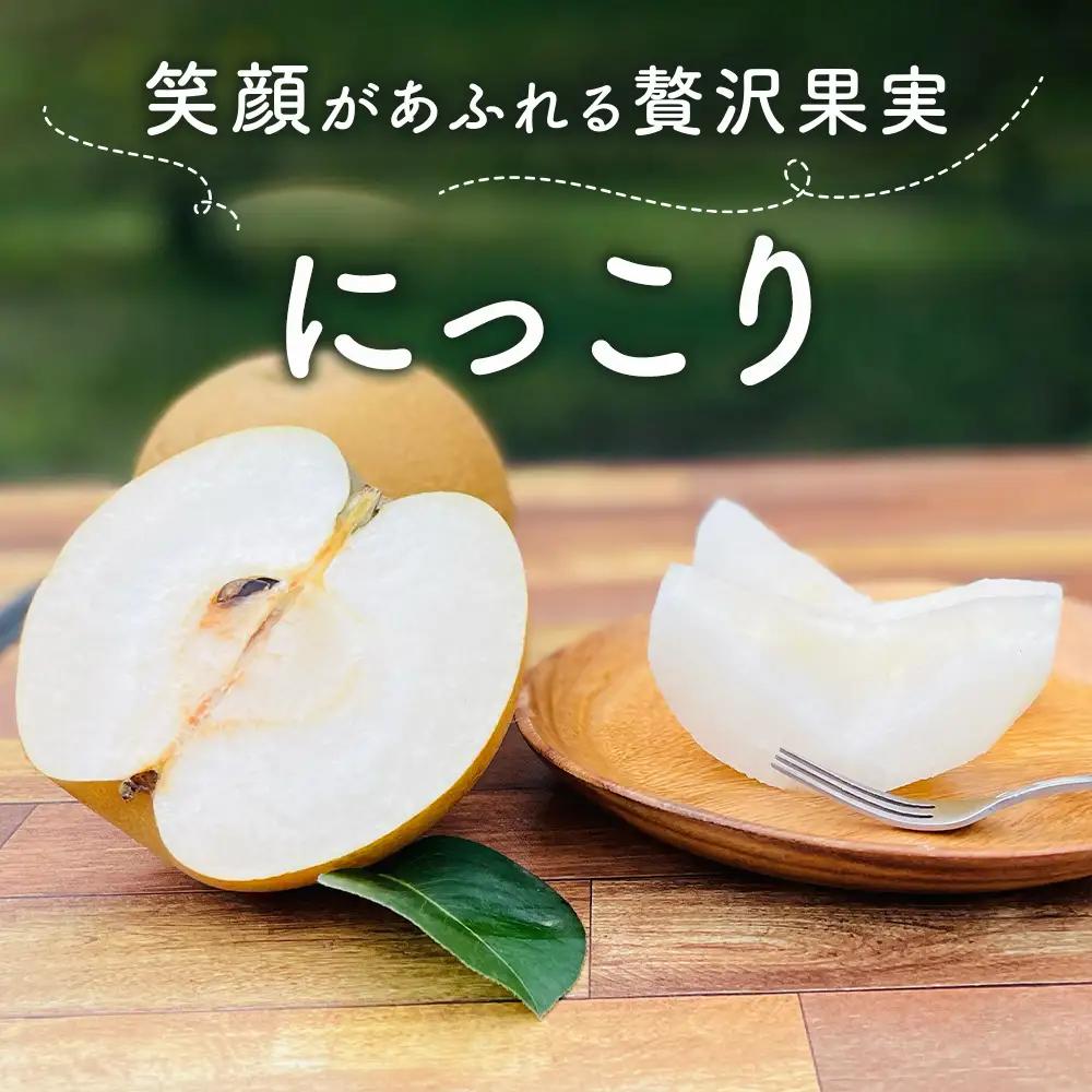 【ふるなびWEEK対象】【先行予約】梨(にっこり) 4玉～7玉入り×1箱 (4.5kg以上) ※2026年10月上旬～11月下旬頃に順次発送予定