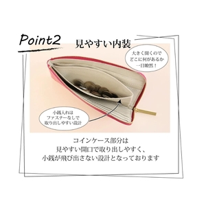 【 モンスターL字長財布 / 全20色 】 思わず誰かに見せたくなる薄マチ軽量のモンスターL字財布 / L字長財布【 モンスターver. 】 L型 Lファスナー 長財布 大容量 長サイフ アイスグレー