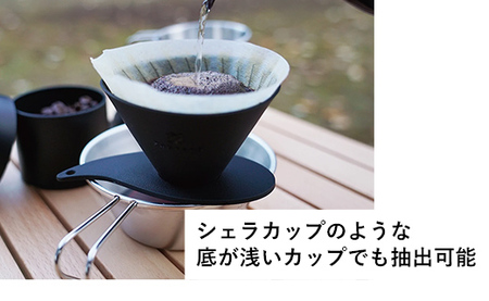 HARIO V60 フラットドリッパー02 PLUS Zebrang -ハリオ ドリッパー フラットドリッパー コーヒードリッパー コーヒー コンパクト 持ち運び 便利 簡単 組み立て アウトドア ソ