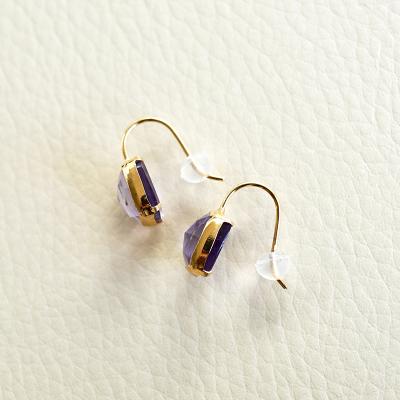 ふるさと納税 甲府市 【ジュエリー】K18 イエローゴールド ピンクアメシスト ピアス 保証書付 SIA-2655 |  | 02