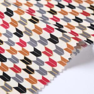 【ブルー】紀州晒 紀州和晒 シーチング コットン 綿 綿100% 生地 布  民芸シリーズ 民芸 和柄 矢絣 和風 WAGARA おしゃれ ハンドメイド 手芸 手作り 3m 約110cm