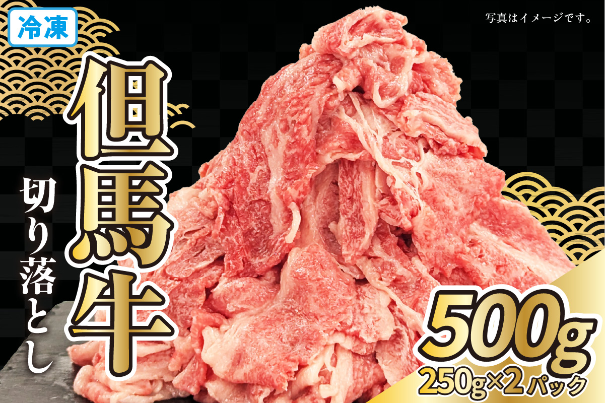 【但馬牛スライス切り落とし500g（250g×2）】 冷凍 但馬牛 和牛 国産 大人気 人気 おすすめ ランキング しゃぶ 牛肉 しゃぶしゃぶ すき焼き 焼肉 肉じゃが スライス 切り落とし 小分け 便利 但馬 兵庫県 但馬牛 JAたじま肉の店本店 72-19