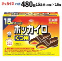 【ふるさと納税】ホッカイロ くつ用 15足分（30個）×16個（計480個）※着日指定不可 ※離島への配送不可| カイロ 480枚 靴用 貼る 大容量 使い捨て 防寒 寒さ対策 冷房冷え 冷え対策 スポーツ観戦 防災 通勤 通学 足 ご家庭用 ギフト 贈答 贈り物 プレゼント お歳暮_DJ05