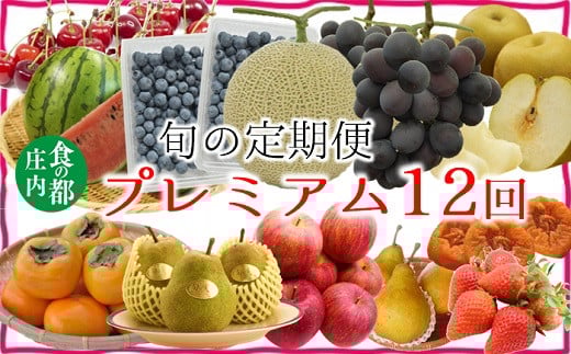 ★先行予約★食の都庄内【旬の定期便プレミアム12回】※2026年6月～2027年3月お届け