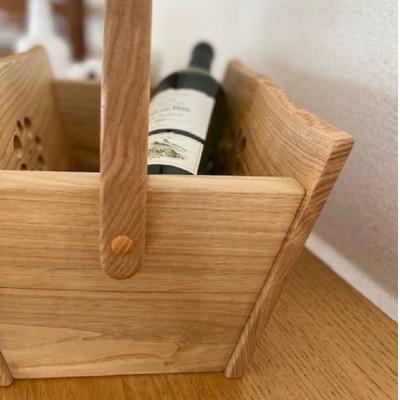 ふるさと納税 藤枝市 栗の木の贅沢小物　ハスバスケットH |  | 02