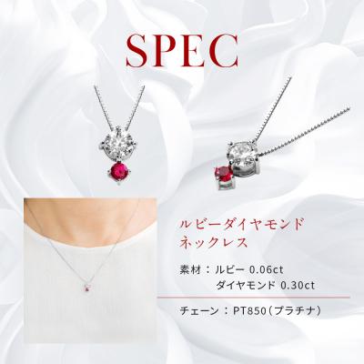 ふるさと納税 京都市 【京セラ】クレサンベール〈ルビー・天然ダイヤモンド〉ネックレス【カジュアル/7月誕生石】 |  | 02