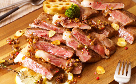 【A4〜A5ランク】長崎和牛 超厚切り サーロインステーキ 320g《壱岐市》【シュシュ】 牛肉 和牛 国産 長崎和牛 ステーキ サーロイン 冷凍配送 霜降り[JGE003]