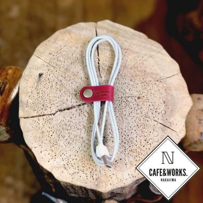 ふるさと納税 紋別市 レザークラフト:本革ケーブルクリップ5色セット |  | 01