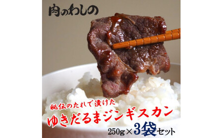 ゆきだるまジンギスカン 250g×3袋セット | ジンギスカン ジンギスカン ジンギスカン ジンギスカン ジンギスカン Ge-1