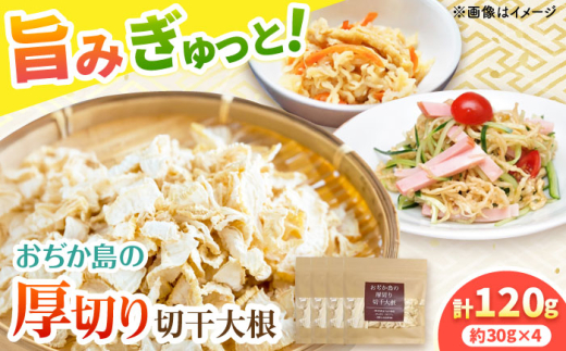 おぢか島の厚切り切干大根 30g×4袋 《小値賀町》【小値賀町担い手公社】[DAA055] [DAA055]