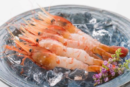 【急速冷凍】北海道苫前産ボタンエビ　500g×2《数量限定》（えび・海老・シマ・甘・イバラ・正月・海鮮・魚介類・北海道・刺身・生・ボイル・小分け・３D冷凍）