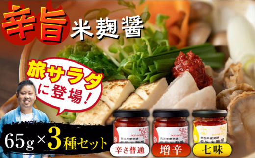 辛旨 米麹 醤シリーズ の 3種 セット【有限会社 木屋食品工業】調味料 こうじ 麹 熊本  [ZAD019]