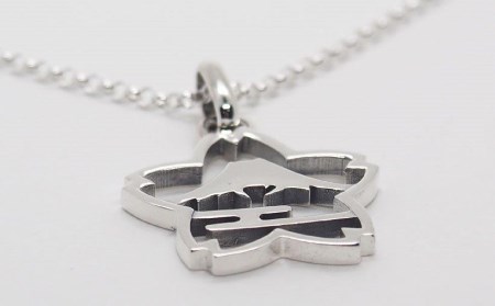 ペンダント 【ハンドメイドアクセサリー】春 富士山ペンダント ネックレス