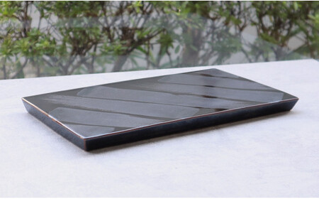【まるふくオリジナル】有田焼 Ginsya Plate ステーキ皿 長角皿 デザート皿 おしゃれ フラットプレート 30000円 3万円 A30-736